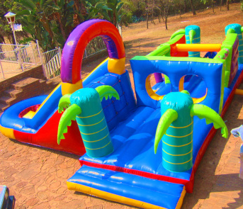 image of jumping castle water slide inflatable for hire