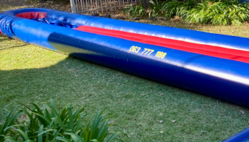 image of jumping castle water slide inflatable for hire