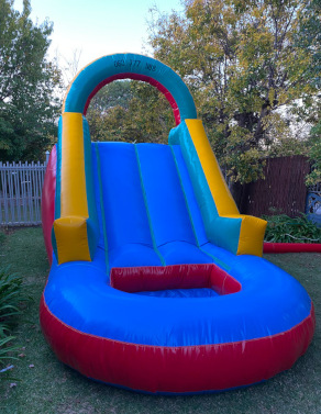 image of jumping castle water slide inflatable for hire